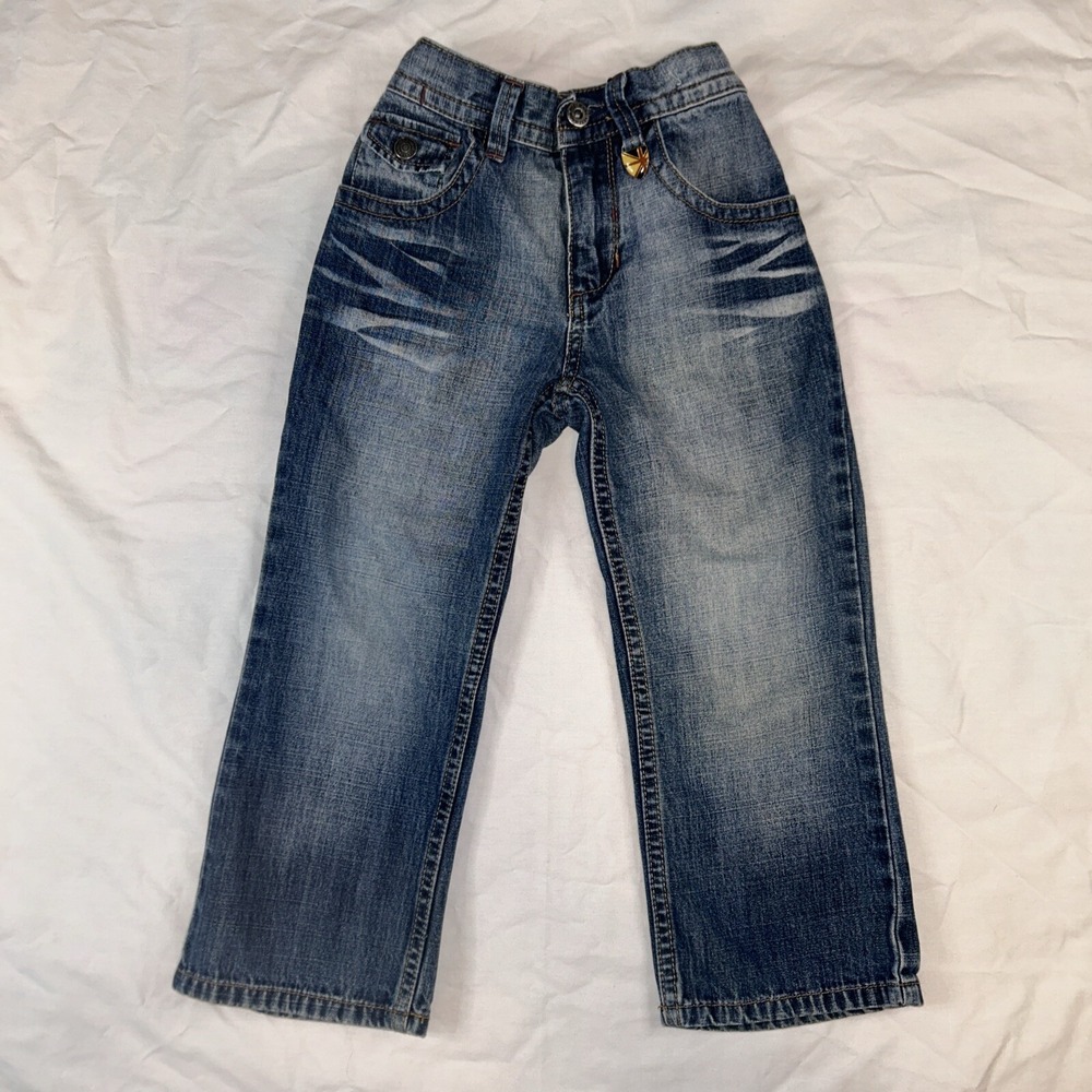 Vtg 2000's Next Boys Size 5 Years UK Wide‎ Leg Jeans Y2K